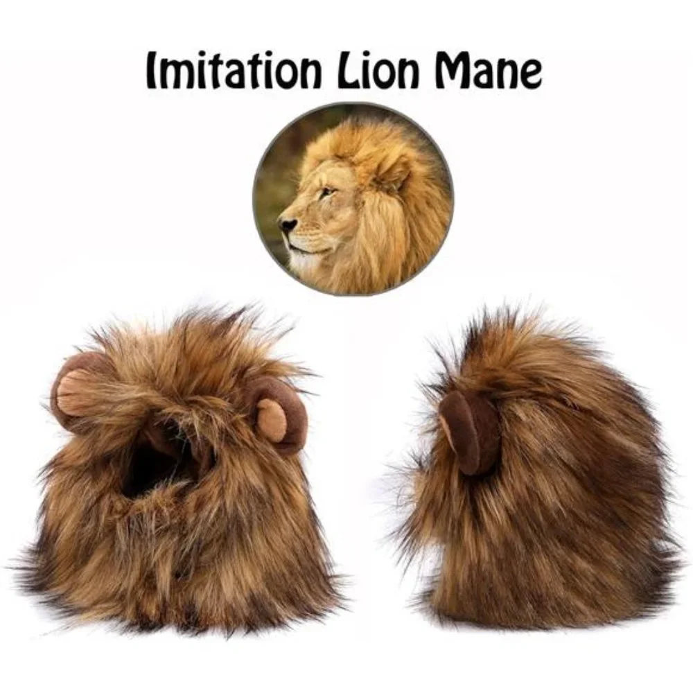 Funny Pet Cat Costumes for Christmas | Furry Pet Clothing Accessories